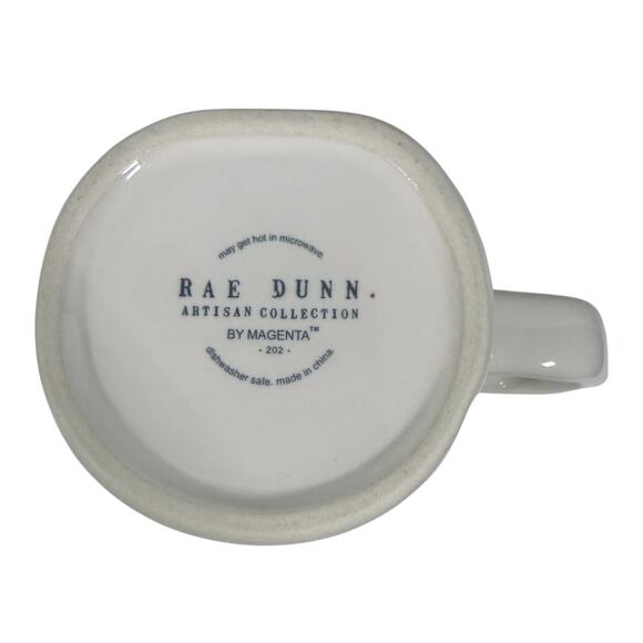 Rae Dunn Artisan Collection HERS White Ceramic Coffee Mug Magenta Woman's - Picture 6 of 7